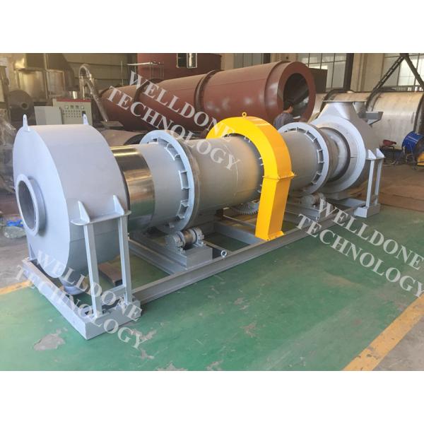 Sawdust Particle Industrial Drying Wood Chips Rotary Drum Dryer Kiln 18.5KW-255KW