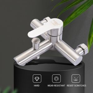 OEM ODM Stainless Steel Bathroom Faucet Surface Polishing Wear Resistance