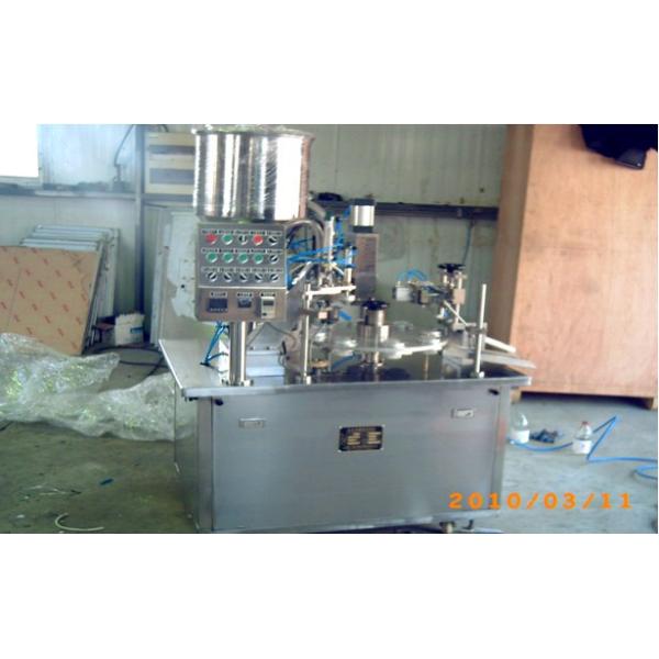 Cream Semi Automatic Tube Filling and Sealing Machine For Plastic Tube