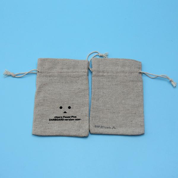 Fashionable Linen / Jute Drawstring Bag For Earring Packaging Small Size