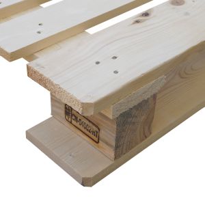 Packaging Heat Treated Euro Pallets Natural Cn Pallet Four Way