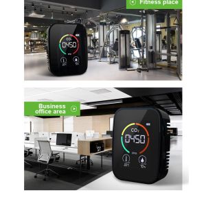 Quality 1500mAh TVOC Formaldehyde Portable Humidity Sensor HCHO for sale