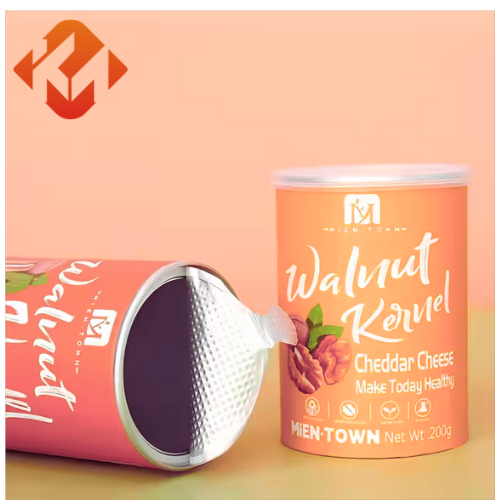 Custom Printed Eco-friendly Food Storage Jars Freeze-dried Snack Jars Melon Seeds And Peanut Containers Easy-tear Paper Tea Pet Food