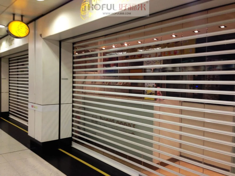 Commercial Security Fashion Shopfront Rolling Door for Shopping Arcades