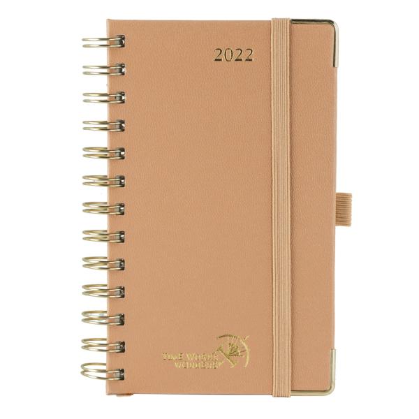 Poprun 80GSM Custom Academic Planner Wirebound 2 Colored Inner Page