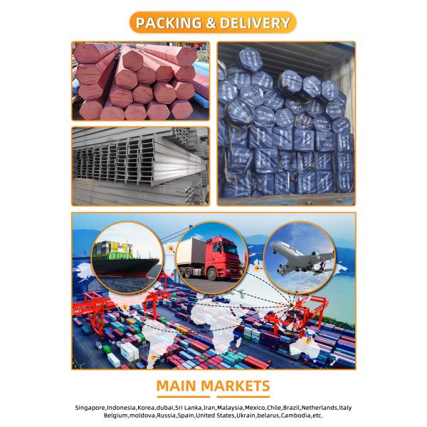 304 A36 Stainless Steel Beams Metal Hot Rolled H Beam For Building Materials