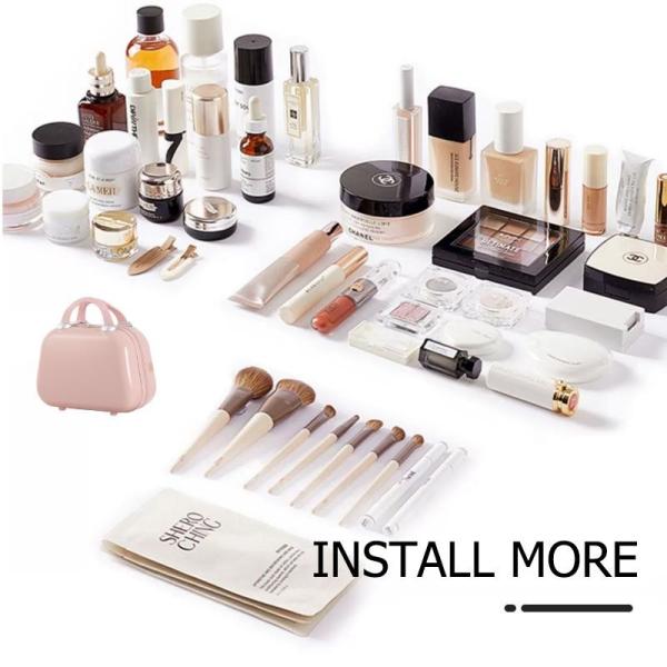 (998)14 "suitcase Makeup box bag abs hard shell suitase travel luggage Sturdy and durable Small suitcase