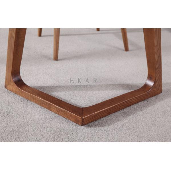Modern Wooden Style Ash Wood Round Dining Table