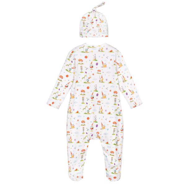 Newborn Jumpsuit Plain Autumn Long Sleeve Infant Clothing Bodysuit Cotton Baby Romper With Hat