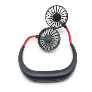 Quality Summer Cooling Airflow mini 27mm Portable Neck Fan for sale