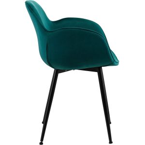 Living Room Velvet Occasional Armchair , Soft Backrest Lounge Chair With