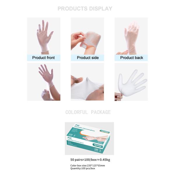 Gloves Pvc Home Use Househand Vinyl Pvc Gloves
