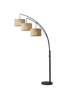 Quality Trinity 82 Arc 3-Light Floor Lamp – Smart Switch Compatible Lighting Fixture, Antique Bronze Lamp. Home Improvement for sale