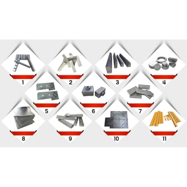 High Compressive Strength Blow Bar White Iron Casting With Ceramic