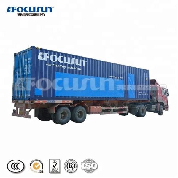 2019 Focusun Silver Voltage 380v/3p/50hz Ice Crusher for Block Ice Compact Design