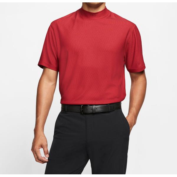 Quick Dry Fabric Short Sleeve T Shirt Men Golf Top Mock Neck