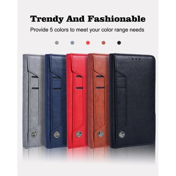 Business Style Card Holder Wallet Case OEM / ODM Leather Cell Phone Wallets