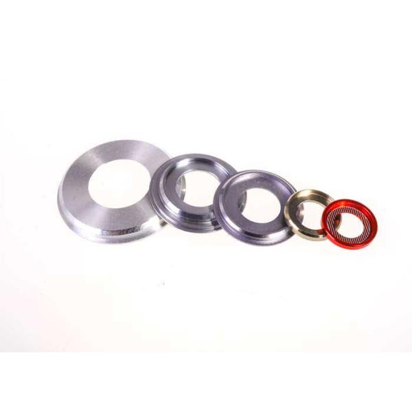 Round Color Anodizing Aluminum Machined Parts , CNC Aluminum Parts For Camera Assembly