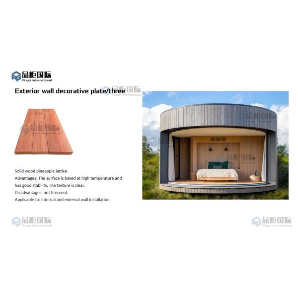 Chinese Design Style EU 20ft Wooden Houses Garden Prefabricated Houses Modern luxury prefab house Steel Structure