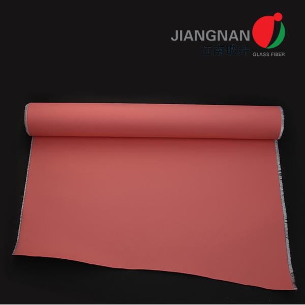 Pink Fiberglass Welding Blanket Deck Fire Washable Fiberglass Silicone Fabric