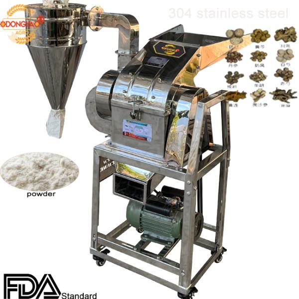 FDA standard No.304 staninless steel flour grinder machine hammer flour 9FQ300