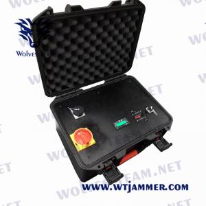 China High Power Portable WIFI GPS VHF Mobile phone 5G Signal Jammer Extra Back-pack Battery on sale