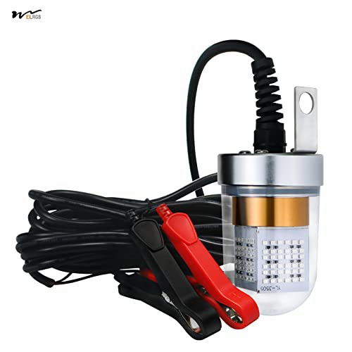 Fresh Salt Water Fishing Lights Underwater Submersible Lure Lamp for Squid and Crappie