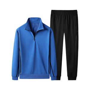 Quality Fashionable Unisex Football Training Tracksuits Popular Fitness Sweatsuit Solid Set for sale
