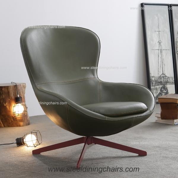 Fabric Covers Swivel Lounge Chair