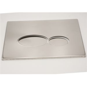 China Stainless Steel Toilet Water Tank Cover , Durable Toilet Flush Button on sale