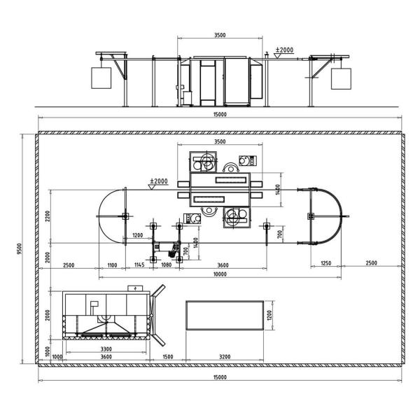 Manual Electrostatic Powder Coating Booth Customized Powder Spray Booth