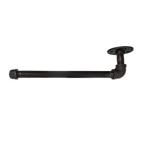 Quality Wall Mounted Industrial Pipe Toilet Paper Holder Bathroom Hardware Fixture for sale