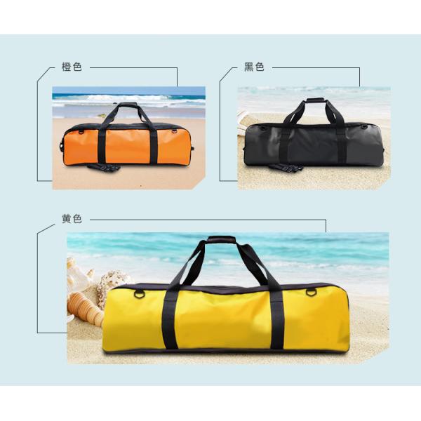 100*25*50cm Diving Long PVC 500D Fin Backpack waterproof duffel bag