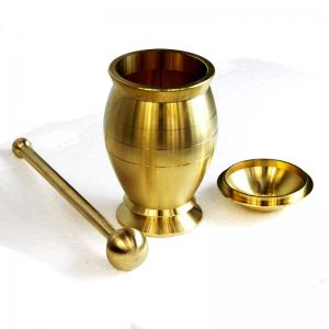 China ODM Medicine Pure Copper Mortar And Pestle Stainless Steel on sale