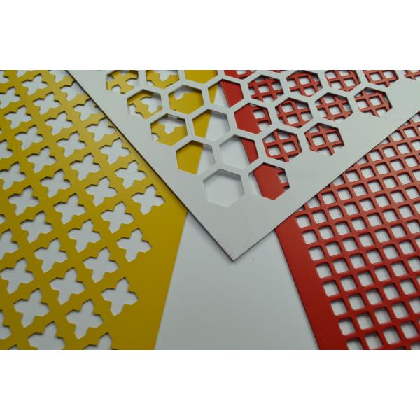 1.22x2.44m Stainless Steel Perforated Metal Sheet Hexagonal Hole