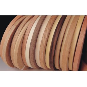 Natural Edge Banding Veneer Enviromental Glue , 0.5 mm Thickness