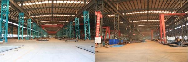 Clear Span Peb Industrial Shed , Steel Portal Frame Warehouse Buildings