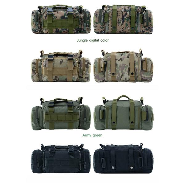 Traveling Camping Hiking Trekking Essential Durable Green Rucksack Backpack Molle Pack
