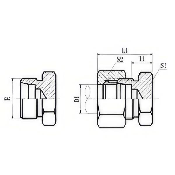 Male Connectivity Durable 1/2" NPT Plug in Lightweight Aluminum Equal Shape for Sanitary Casting Technic OEM Customizable