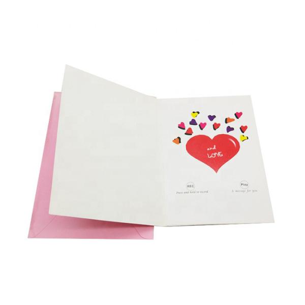 Buy Custom Programmable MP3 Greeting Card Offset 4C Printing With Sound Module at wholesale prices