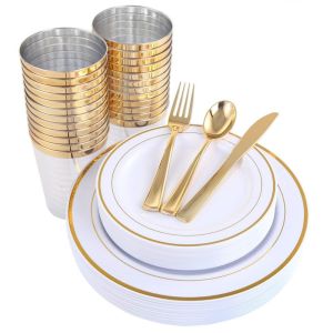 Simple Classic Design Stainless Steel Dinnerware Knives Forks Spoons Included