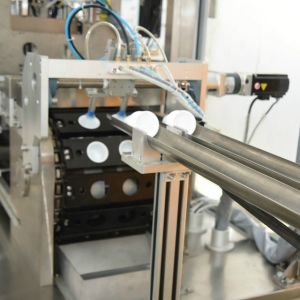 Two Lanes Coffee Capsule Packing Machine Cup Filling Sealing Machine