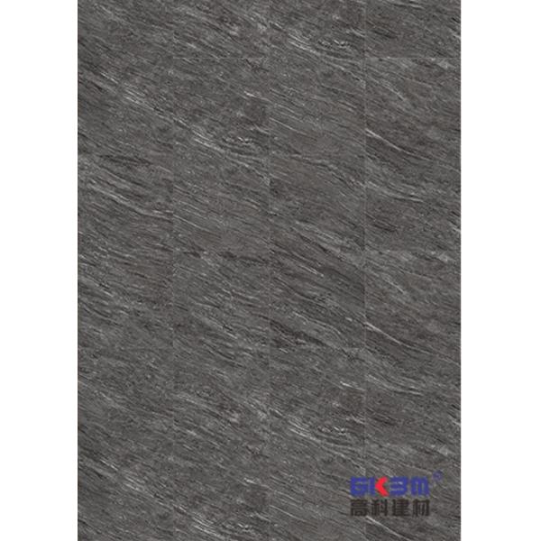 Black Quartz Stone SPC Composite Flooring 5mm 4mm GKBM Greenpy MJ-S6014