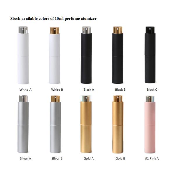 8ml 10ml 20ml mini refillable perfume atomiser spray bottle empty cosmetic container with fine mist sprayer