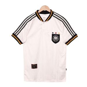 Germany Retro 1996 Home National Team Football Jerseys Classic Breathable