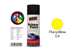 China Fluo Yellow Color Spray Paint Remover 12pcs / Ctn For Car Coating on sale