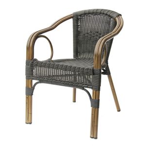 China Polyrattan Garden Wicker Chairs Outside Rattan Furniture Leisure Armchairs on sale