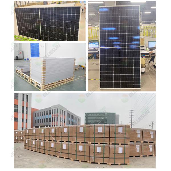 Ja Bifacial Perc Solar Panels 550w Mono 550watt 555w Double Glass Solar Panel Monocrystalline Manufacturers in China Price