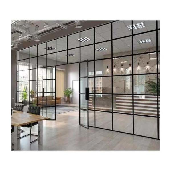 Buy Stainless Steel Aluminium Glass Partition Wall Foldable Movable Office Dividers at wholesale prices