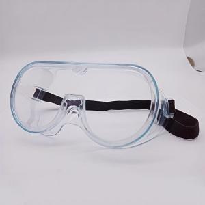 Quality Isolation Medical Protective Eyewear Custom PC Lens White Frame Color for sale